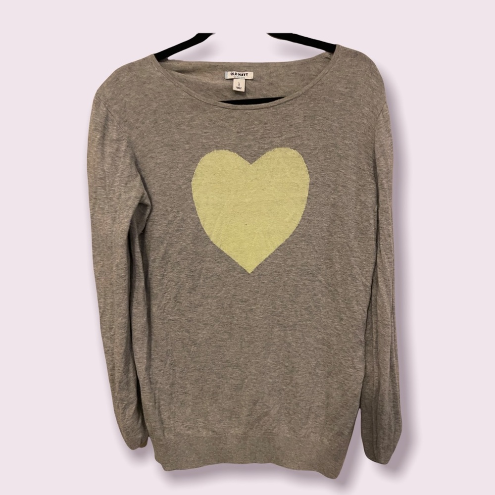Lightweight Heart Sweater